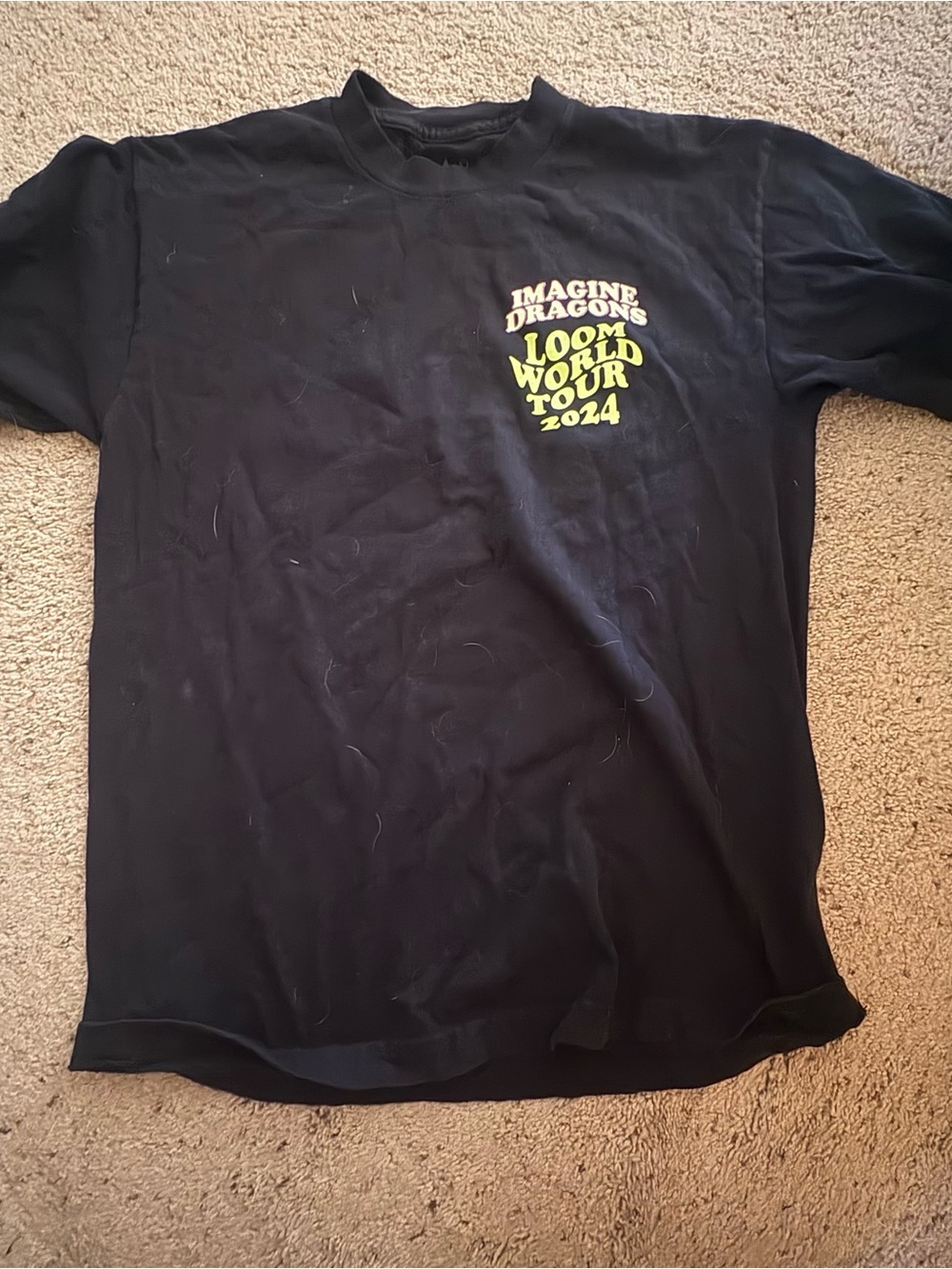 Imagine Dragons Loom World Tour 2024 Short Sleeve Tee - Black